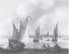 Harbour Scene by Okänd