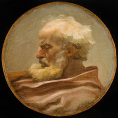 Head of an Old Man by Jean-Honoré Fragonard