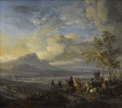 Heron Hunt by Philips Wouwerman