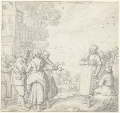 Het huwelijksaanzoek by Jan Miense Molenaer
