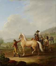 Horse Market by Johann Georg Pforr