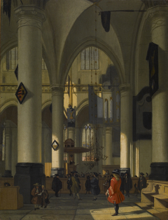 Imaginary Interior of a Protestant Church by Hendrick van Streeck