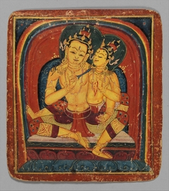 Initiation Card (Tsakalis): Akashagarbha by Anonymous