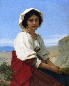 Italian Maid by Hugues Merle