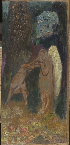 Jacob's Struggle with the Angel by Odilon Redon