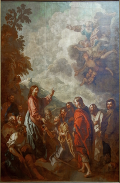 Jésus donnant les clefs à saint Pierre by Charles de La Fosse