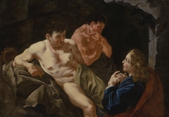 Joseph Interpreting the Eunuchs' Dreams by Giulia Lama