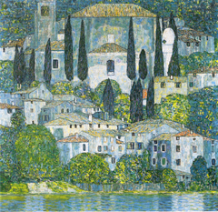 Kirche in Cassone by Gustav Klimt