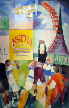 L'Équipe de Cardiff by Robert Delaunay