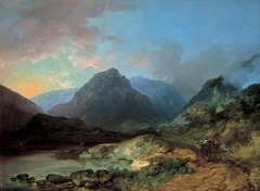 Landscape in the Lake District by Philip James de Loutherbourg