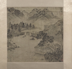 Landscape, Ming style by Wen Zhengming