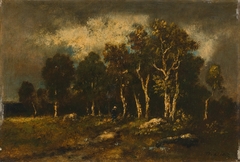 Landscape by Narcisse Virgilio Díaz