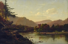 Landscape, Scene near Bethlehem, Pa by DeWitt Clinton Boutelle