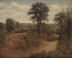 Lane near Dedham by John Constable