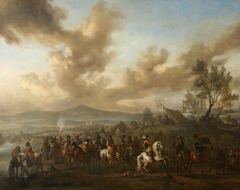 Le défilé du duc de Vendôme by Philips Wouwerman