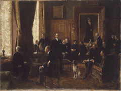 Le salon de la comtesse Potocka by Jean Béraud