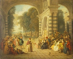 Les plaisirs du bal by Jean-Baptiste Pater