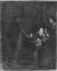 Lesende Nonnen (Art des) by Godfried Schalcken