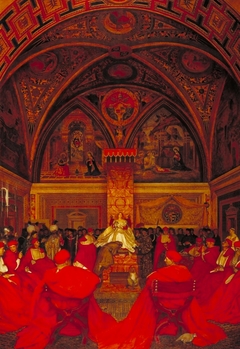 Lucretia Borgia Reigns in the Vatican in the Absence of Pope Alexander VI by Frank Cadogan Cowper