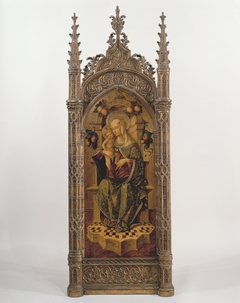 Madonna and Child Enthroned by Nicola di Maestro Antonio d'Ancona