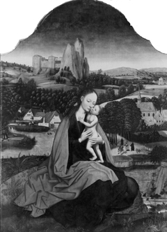 Madonna and Child in a Landscape