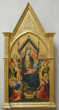 Madonna and Child with Musical Angels by Gherardo Starnina