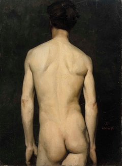 Male Model, academy study by Albert Edelfelt