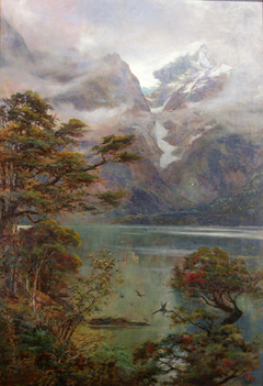 Manawanui, Near Milford Sound by Charles Nathaniel Worsley