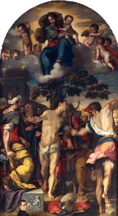 Martirio di san Sebastiano by Federico Barocci