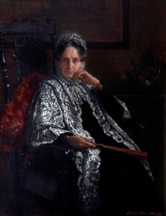 Mary Peek, Mrs George Smith Drew (1821-1896) by Louisa Starr