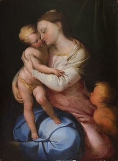 Mary, the Jesus child and John the Baptist by Lubin Baugin