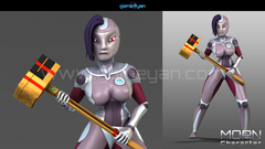 3D Morn Cartoon Character Modeling USA, San Francisco by GameYan Studio