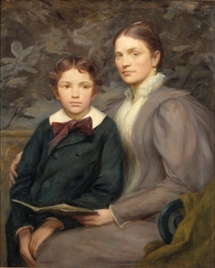 Mrs. William T. Evans and Her Son by Henry Oliver Walker