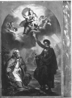 Muttergottes mit den hl. Gordianus und Epimachus by Robert von Langer