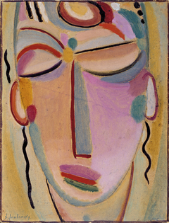 Mystischer Kopf: Meditation by Alexej von Jawlensky