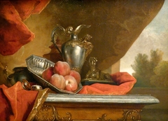 Nature morte à l'aiguière. by Nicolas de Largillière