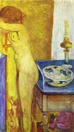 Nude at the Toilet Table by Pierre Bonnard