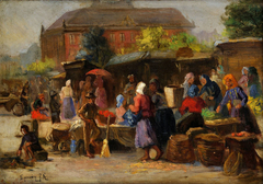 On the Market by Ágost Egerváry Potemkin