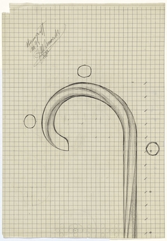 Ontwerp voor de haak van een paraplu by Mathieu Lauweriks