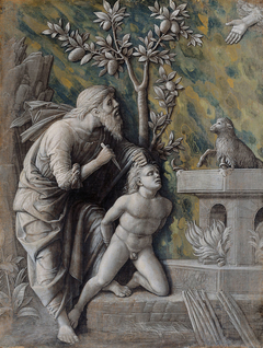 Opferung Isaaks by Andrea Mantegna