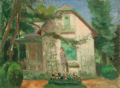 Park Details with a House by Béla Iványi-Grünwald