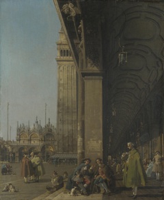 Piazza San Marco:Looking East from the South West Corner by Canaletto