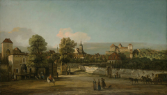 Pirna mit dem Dohnaischen Tor by Bernardo Bellotto