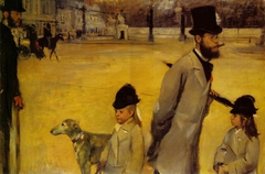 Place de la Concorde by Edgar Degas