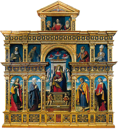 polittico della chiesa di Sant'Anna di Capodistria by Giovanni Battista Cima da Conegliano