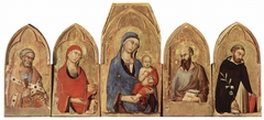 Polyptych of Saint Dominique by Simone Martini