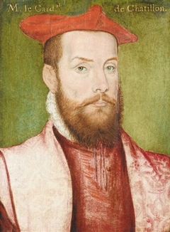 Portrait d'Odet de Coligny, cardinal de Châtillon by Corneille de Lyon