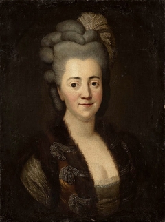 Portrait of a lady by Konstanty Aleksandrowicz