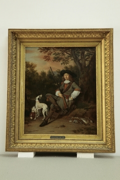 Portrait of a Man as a Hunter by Jan Verkolje