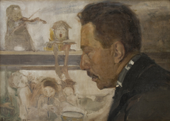 Portrait of a Musician (Krakow Composer Bolesław Raczyński) by Witold Wojtkiewicz